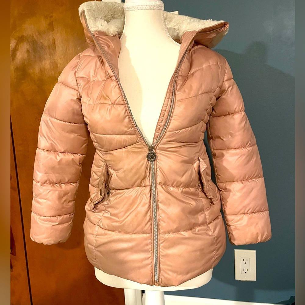 Michael Kors kids’ winter coat. Very warm. Furry hood. Used.